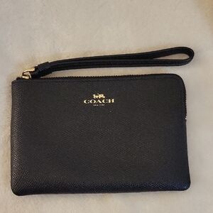 Coach Black Wristlet